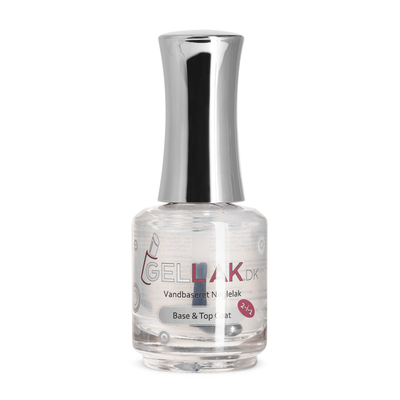 Vandbaseret Neglelak Peel-Off Base- & Top Coat Vandbaseret Neglelak Gellak.dk