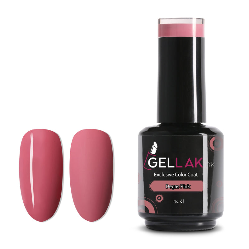 Gellak.dk Color Coat No. 61 "Degas Pink" Color Coat 3. Generation Gellak.dk